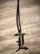 Death Note-collar Unisex de doble L, colgante de joyería de Anime inteligente, accesorios de Cosplay