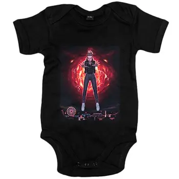 

Baby bodysuit illustration Eleven opening the gantry to the Upside Down
