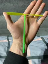 Hélice de libélula de bambú de plástico para niños, para exteriores, regalo volador, 20 Uds.