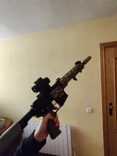 1x40 punto rojo alcance táctico Rifle verde rojo punto colimador punto con 11mm/20mm montaje carril Airsoft aire de caza