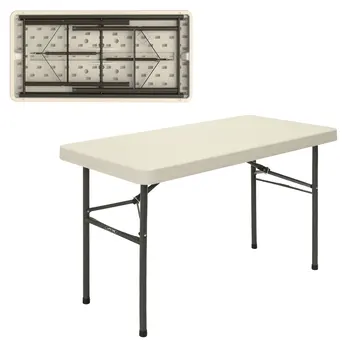 

LIFETIME rectangular plastic folding side table