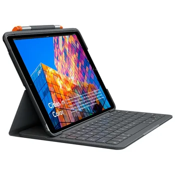 

Logitech Slim Folio keyboard for mobile QWERTZ Swiss Graphite Bluetooth