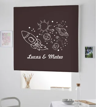 

Blind Iroa customizable child/Space! ROLLER BLINDS TRANSLUCENT! (CHOCOLATE 100X175)