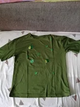 Women's T-Shirts Short-Sleeve Embroidery Black Top White Fashion-Star Korean Casual O-Neck