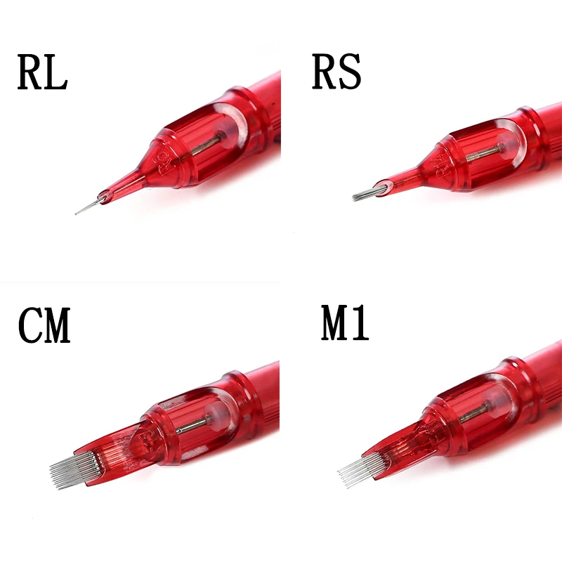 Disposable Tattoo Needles RL Cartridge Needle for Machine Pen Grip 10pcs Liner Shader Silicone Permanent Makeup RS RM M1 Disposable Tattoo Needles RL Cartridge Needle for Machine Pen Grip 10pcs Liner Shader Silicone Permanent Makeup RS RM M1
