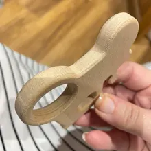 Wooden Toys Rattles Beech Coskiss Making Born 10pcs for Educational-Toy Diy-Crafts New
