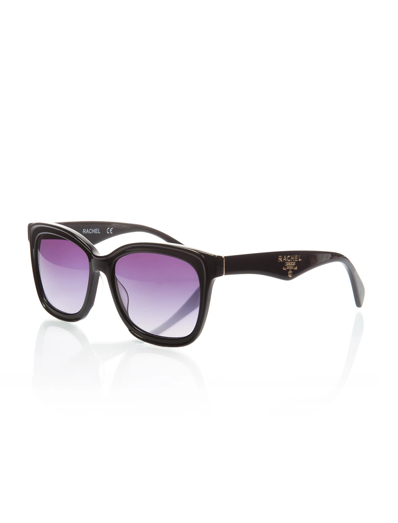 

Women's sunglasses rh 14110 01 bone black organic rectangle rectangular 56-19-140 rachel