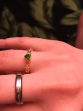 ZHOUYANG anillos para mujeres único nuevo corazón amor simple Multicolor circón amarillo oro plata Color regalo joyería de moda KAR385