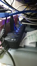 Adaptador de corriente multidivisor de alta velocidad para MacBook, portátil, Pc, Accesorios de ordenador, USB Hub 3,0, 4 y 7 puertos, indicador LED
