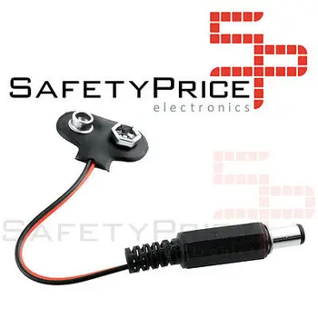 

Battery adapter 9V to DC connector Jack plug Arduino electronic P029