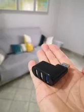 Miniconcentrador de red USB 3,0 de 3 puertos