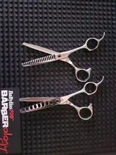 Thinning Shears Hairdressing Human-Hair-Scissor Purple Dragon 440C 8/12/14/18-teeth-thinning-rate