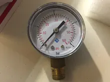 Filtro de agua profesional novedoso para piscina, manómetro de presión de 0-60 PSI, 0-4 Bar, montaje lateral, rosca de tubo de 2017 pulgadas NPT TS-50, 1/4