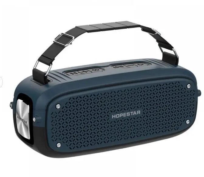 Column HopeStar A21 (Bluetooth/microSD/USB/FM/Aux/microphone) waterproof blue |