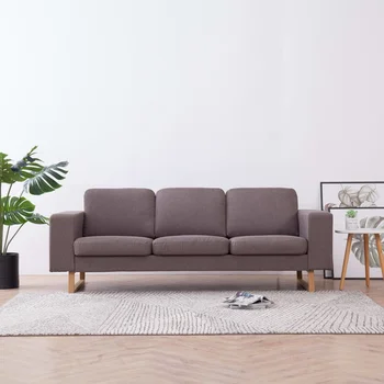 

Sofa 3 seater sofas fabric gray mole