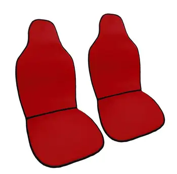 

PAIR FRONT BACKREST HEADREST UNIVERSAL 100% POLYESTER RED-8950