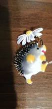 Brooch Pins Hedgehog Flower Gifts Animal Office Wuli Baby Women Lovely Hold Hold