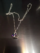 Las señoras de lujo collar caliente collar de 6 colores de clase superior de moda de señora colgante de corazón joyería de cristales para collar niñas joyería de las mujeres