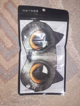 Mascarilla para dormir con forma de perro y gato, protector para ojos, suave, Natural, para dormir, sombra para ojos
