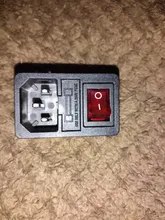 Fuse Connector-Plug Rocker-Switch Power-Socket Inlet Black Iec320 C14 Blue Green 
