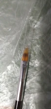 Pincel dentado para uñas, pluma de mezcla gradiente a cuadros, encaje de bolígrafo, mango de madera, nailon, suave, profesional, herramientas de manicura, 1 Uds.