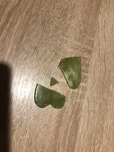 Gua Sha-Rodillo de jade verde natural 2 en 1 para masaje, rodillo de jade natural, conjunto con rascador, masaje facial, cuello y espalda con piedras