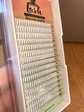 MASSCAKU-extensiones de pestañas prefabricadas, 16 líneas, volumen ruso, 2d/3d/4d/5d/6d, Tallo largo