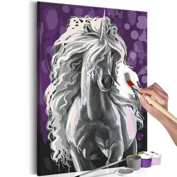 

DIY picture-unicorn-white 40x60 cm