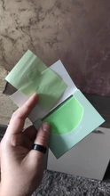 Paquete de 100 hojas de papel para limpieza Facial, papel de limpieza, Control de aceite, absorbente, herramientas de maquillaje de belleza, té verde