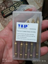 Drill-Bit-Set Tile-Cutter Power-Tools-Accessories Ceramic Glass Hex Shank TASP Carbide