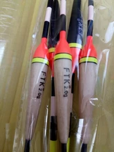 FTK Barguzinsky abeto de luz en la oscuridad 5 unids/lote pesca Float longitud 19-23cm flotador peso 2g-g 6 para la pesca de la carpa