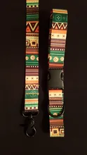 National style Nylon Printed Dog collar and leash set Adjustable Puppy Small 