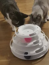 Ball Cat-Toys Play Cat Intelligence Tower-Tracks-Disc Training Amusement-Plate