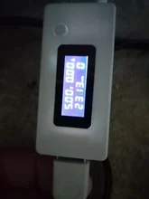 Amperímetro de cola blanca de KCX-017 con pantalla LCD, medidor de Monitor de capacidad de corriente de voltaje Mini USB, Detector de 3V-7V, medidor de corriente móvil