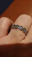 Fine-Jewelry Eyelet Ring-Blue-Stones Designer Rings Crystals Wedding 925-Sterling-Silver