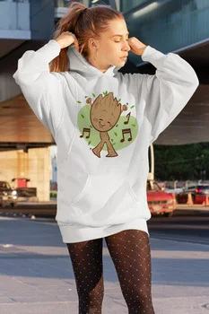 

Angemiel Wear Dancing Groot White Dress Sweatshirt Tunik