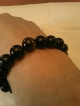 Pulseras de piedra de ojo de tigre de obsidiana para hombre, cuentas de piedra Natural, Pulsera de Yoga, abalorio, regalo, joyería 2020