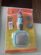 Handle Shedding Hair Brush Pin Fur Grooming Trimmer Comb Tool For Pet Dog Cat