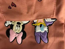 Mochila Minnie Mouse de Disney con dibujos animados para niños y niñas, morral escolar con diseño de ratón de Mickey