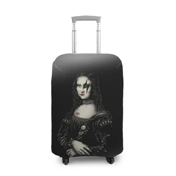 

Case for a suitcase 3D Mona Lisa kiss