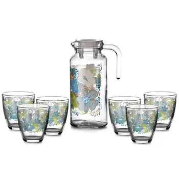 

Set of drinking pasabahce Blue Dream, 7 items