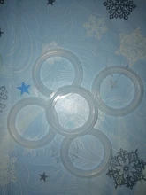 Sanitary-Silicon Gasket-Strip Tri-Clamp Sealing Ferule-Fitting 38mm OD Homebrew for Diopter