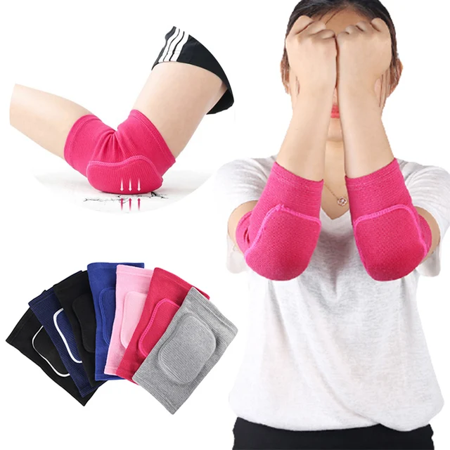 Elastic Elbow Pads Thickened Sponge Elbow Knee Protectors Guard Basketball Volleyball Sport Arm Sleeve Pad Adults Children Elastic Elbow Pads Thickened Sponge Elbow Knee Protectors Guard Basketball Volleyball Sport Arm Sleeve Pad Adults Children