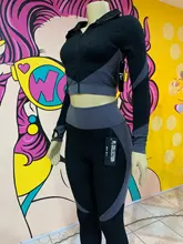 Sport Gym Suits Wear Yoga-Sets Running-Clothes Long-Sleeve Seamless Female Women Fitness