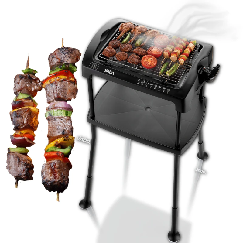 

BBQ Turkish Barbeque | Electrical portable grill | precision temp adjustable Odorless smokeless cooking | Fireproof non stick