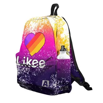 

Рюкзак 3D с принтом «LIKEE 27» для мальчиков и детей, для отдыха в Коле, для путешествий с ноутбуком, водонепроницаемый