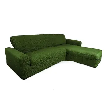 

Cover for corner sofa with Ledge (left corner) Green