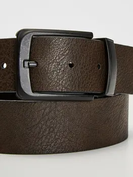 

Leather Look Double-Sided Belt