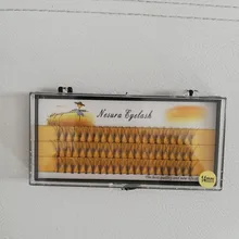 Extensiones de pestañas de extensión, 60 mechones de pelo Natural y grueso, Faux cils, Envío Gratis