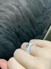 Ceramic-Rings Christmas-Jewelry Ring-Fashion Rhinestone Wedding Big Crystal Mens Female